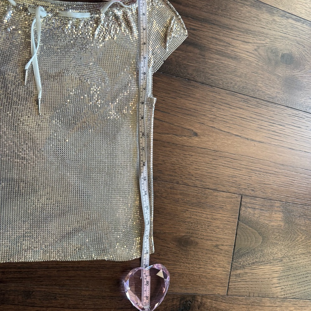 Vintage Paco Rabanne Metallic Silver Chainmail Top - Picture 16 of 17